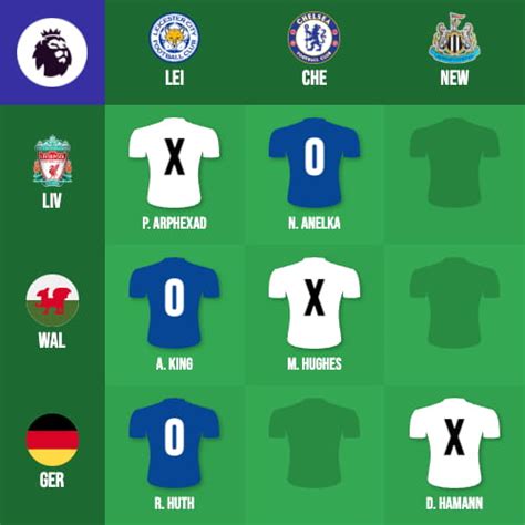 footy tic tac toe game.